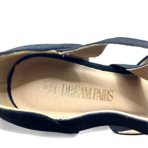 DREAM PAIRS Womens Close Toe Espadrilles Platform Slip on Elastic Criss Cross - Picture 7 of 7